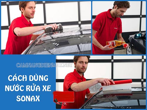 Sử dụng nước rửa xe Sonax để hiệu quả làm sạch xe đạt chất lượng tốt nhất