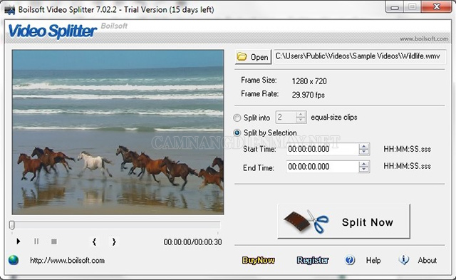 Phần mềm Boilsoft Video Joiner có tính năng gộp nhiều video khác định dạng