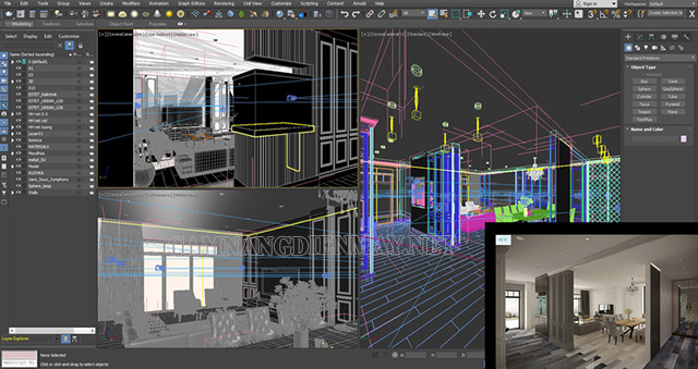 Ưu điểm nổi bật trong việc ứng dụng phần mềm Autodesk 3Ds Max