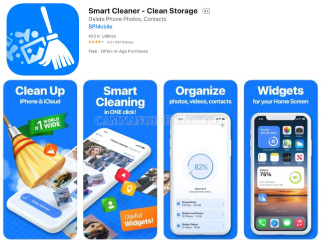 app dọn rác cho iPhone