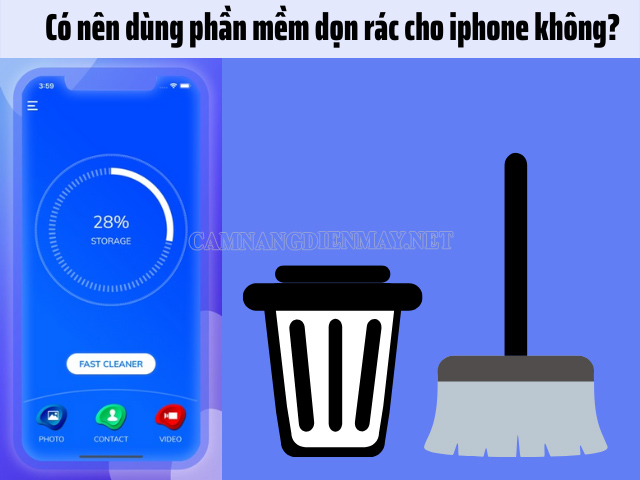 cách dọn rác trên iPhone