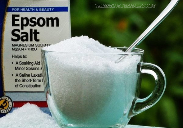 Muối Epsom là loại muối tốt cho sức khỏe