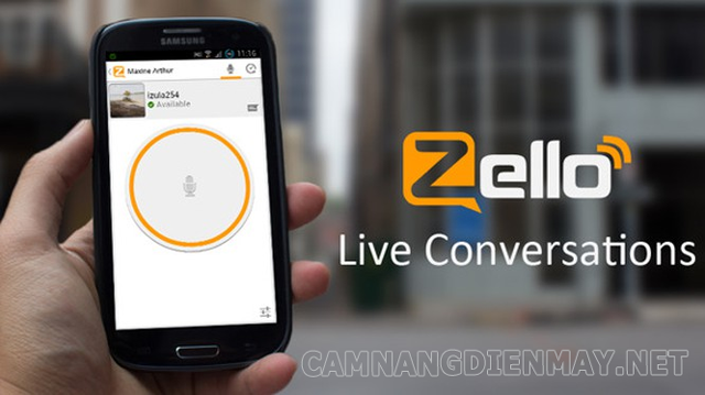 Ứng dụng bộ đàm Zello hoạt là app bộ đàm miễn phí
