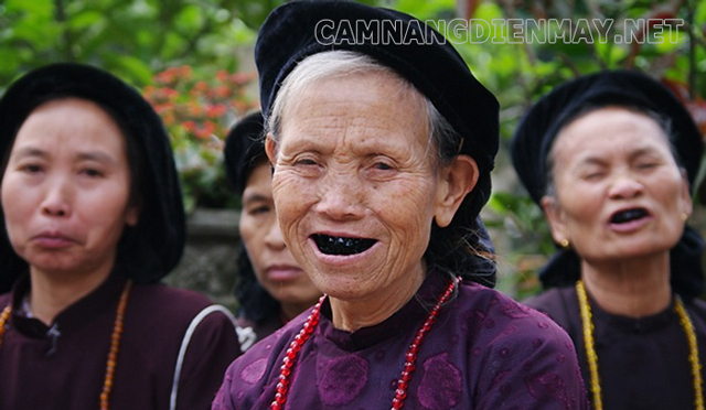 Tục nhuộm đen răng của người Việt xuất hiện rất lâu trước đây