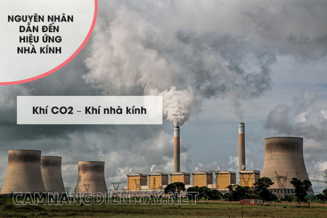 Khí CO2 là một trong những nguyên nhân chính gây nên hiệu ứng nhà kính