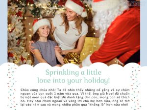 lời chúc Giáng sinh cho trẻ em